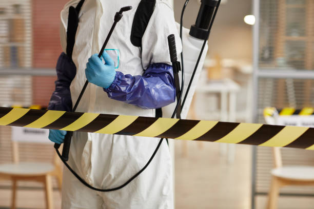 Professional Biohazard technician working in Morrow, AR